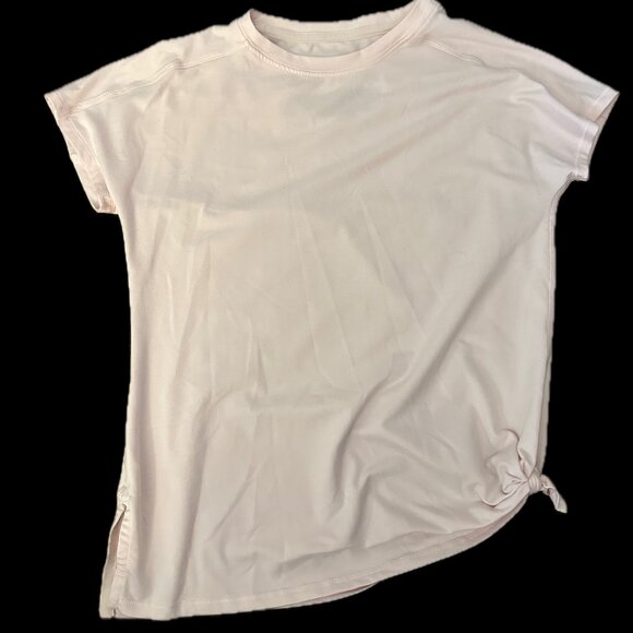 Short Sleeve Twist Knot Athletic Shirt - Picture 1 of 3